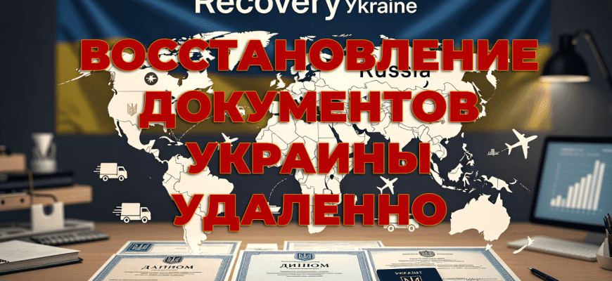 Восстановление документов Украины удаленно - пошаговая инструкция
