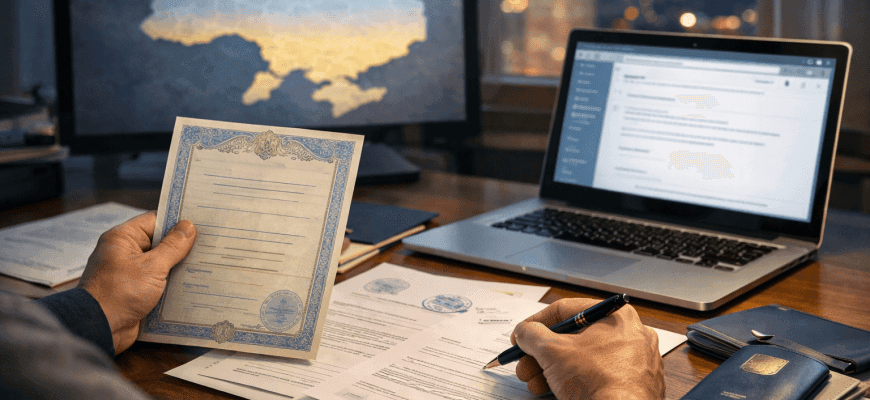 Истребование документов из Украины дистанционно