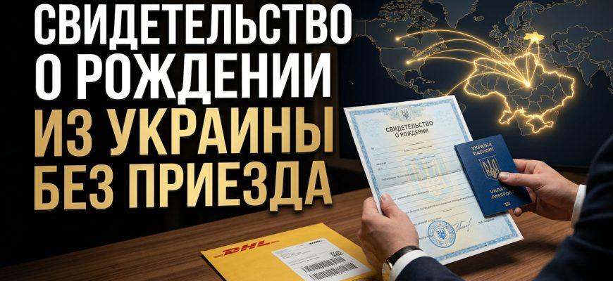 Как получить свидетельство о рождении из Украины без приезда