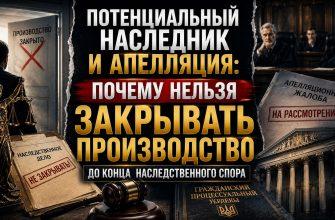 Верховный Суд Украины вернул наследнику право на апелляцию по наследственному спору