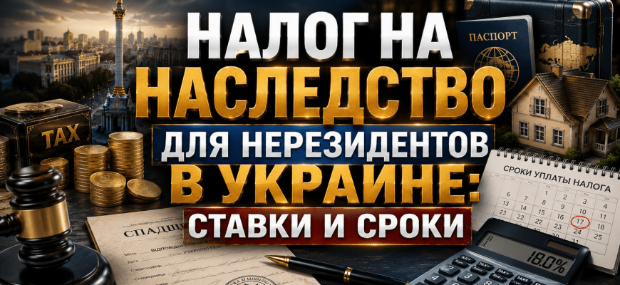 Налог на наследство для нерезидентов в Украине — нотариус и документы