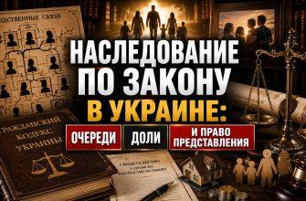 Наследование по закону в Украине — нотариус и наследники