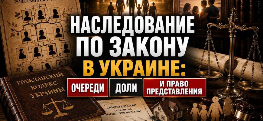 Наследование по закону в Украине — нотариус и наследники