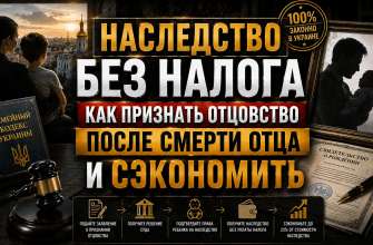 Признание отцовства после смерти в Украине - как ребенку избежать налога на наследство