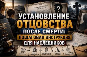 Признание отцовства после смерти — суд и документы