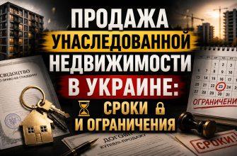 Продажа унаследованной недвижимости в Украине — нотариус и документы