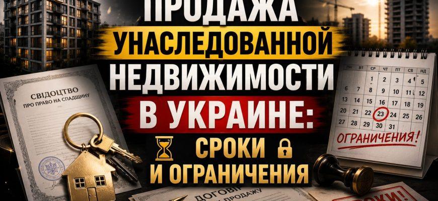Продажа унаследованной недвижимости в Украине — нотариус и документы