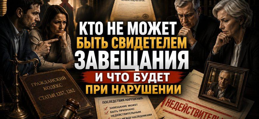 Свидетели при удостоверении завещания - нотариус, документ, подписи, Верховный Суд