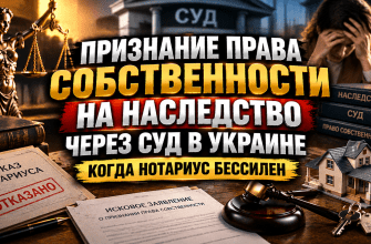 Признание права собственности на наследство через суд в Украине
