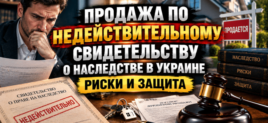 Недействительное свидетельство о праве на наследство и оспаривание сделки купли-продажи недвижимости